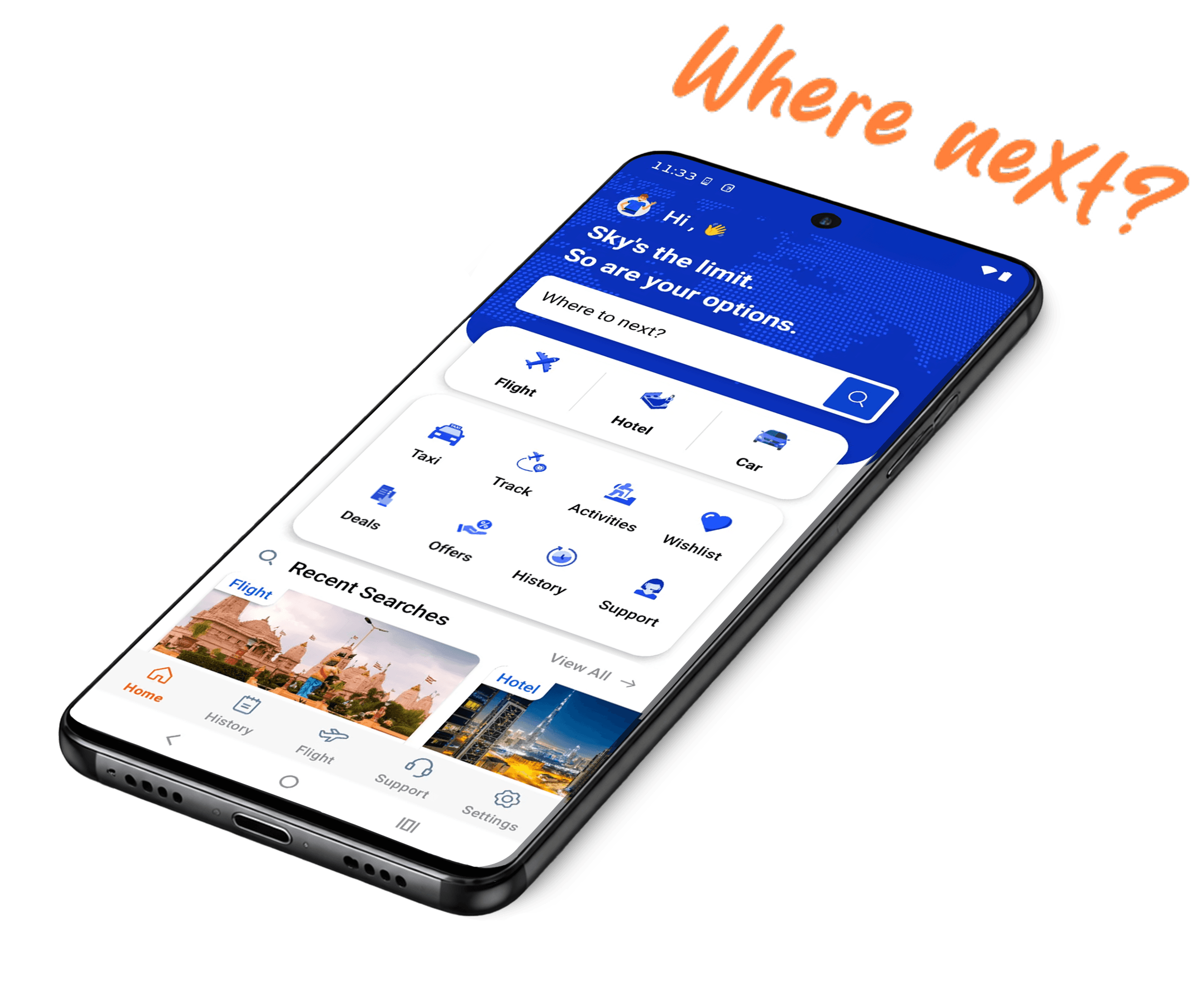 FareFirst app preview on phone