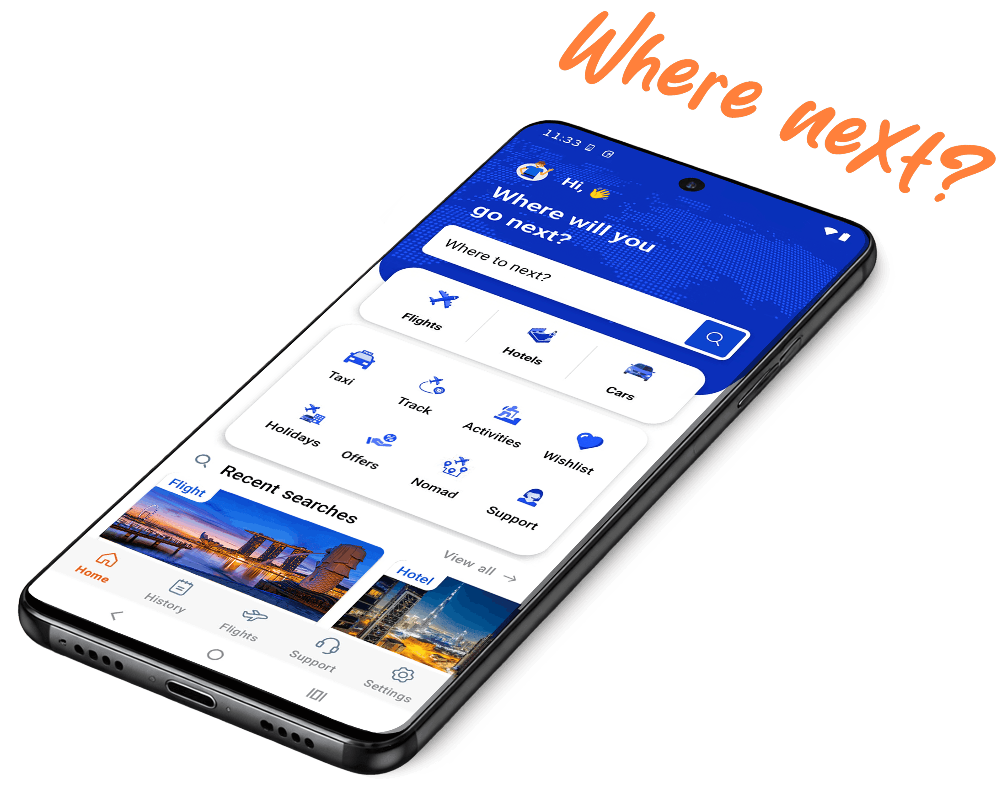 FareFirst app preview on phone